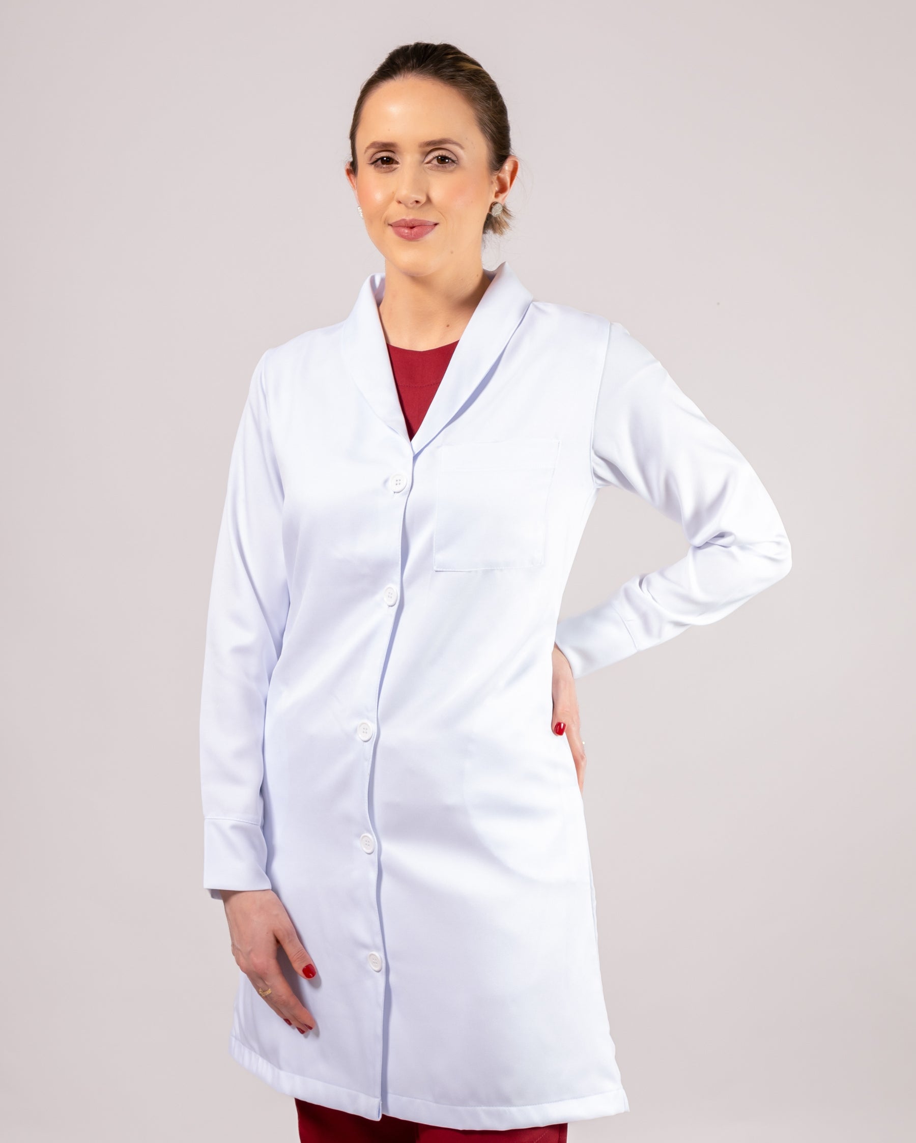 Jaleco Jade Feminino - Branco