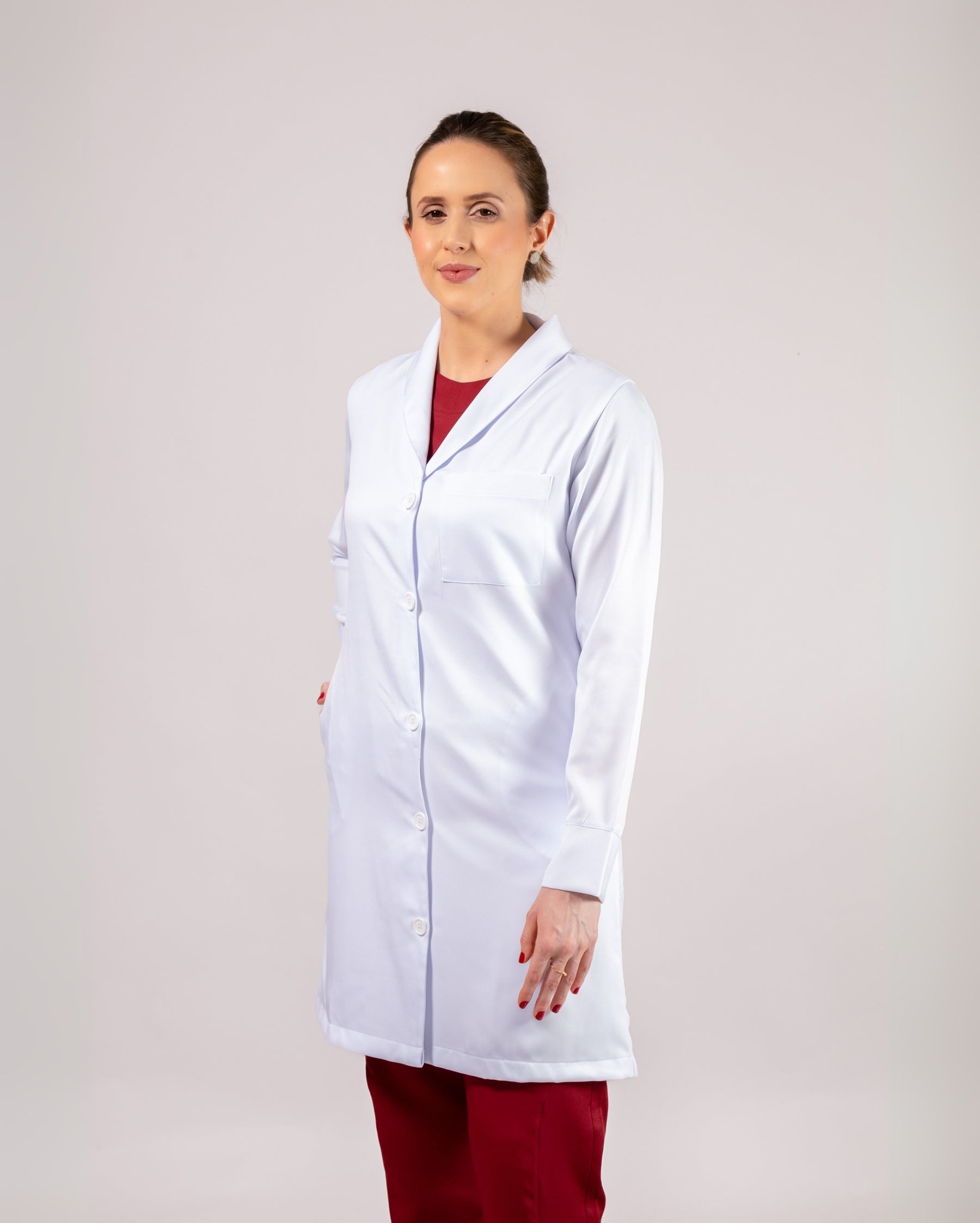 Jaleco Jade Feminino - Branco