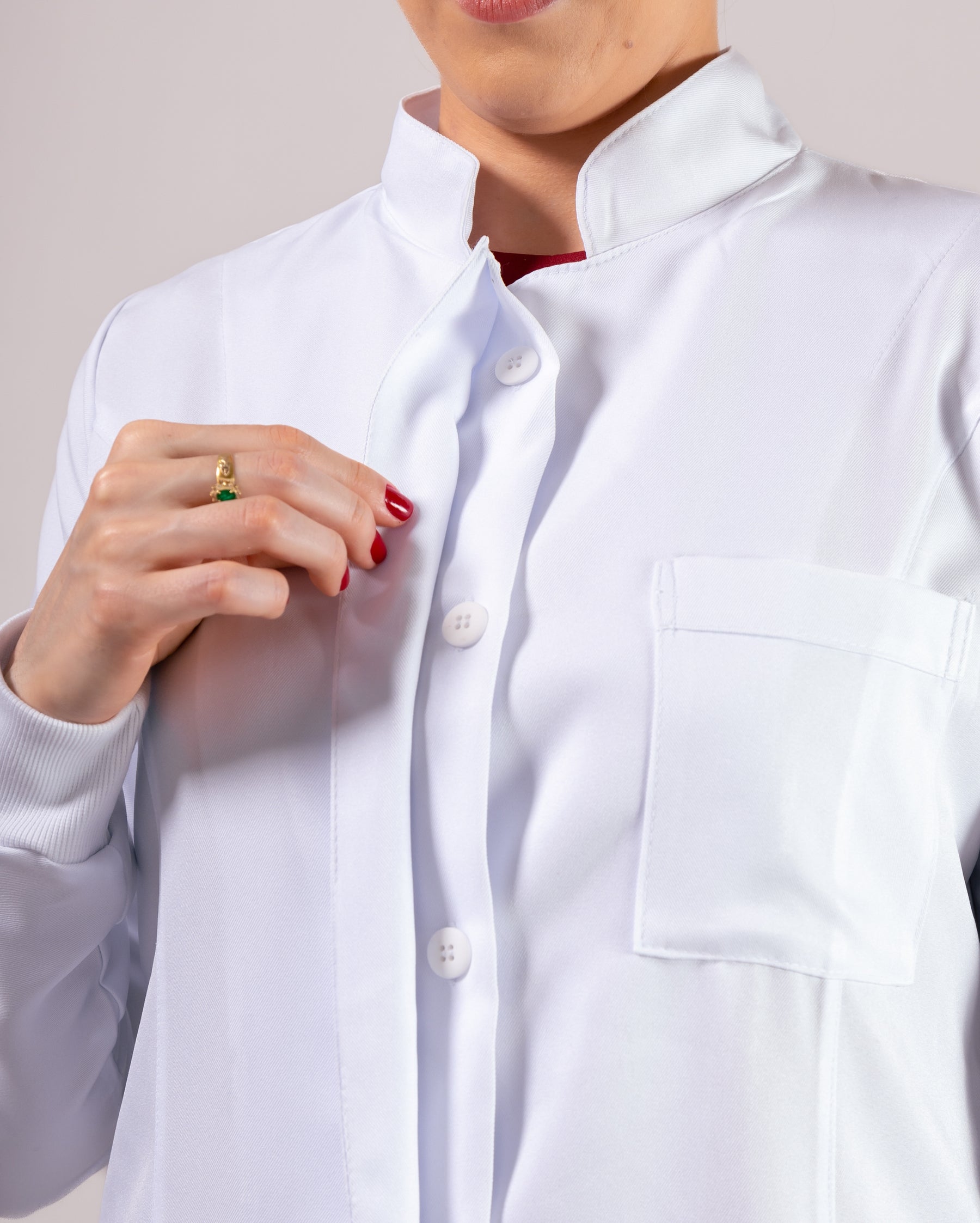 Jaleco Topázio Feminino - Branco