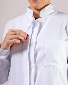 Jaleco Topázio Feminino - Branco