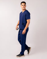 Scrub Âmbar Masculino - Azul Marinho