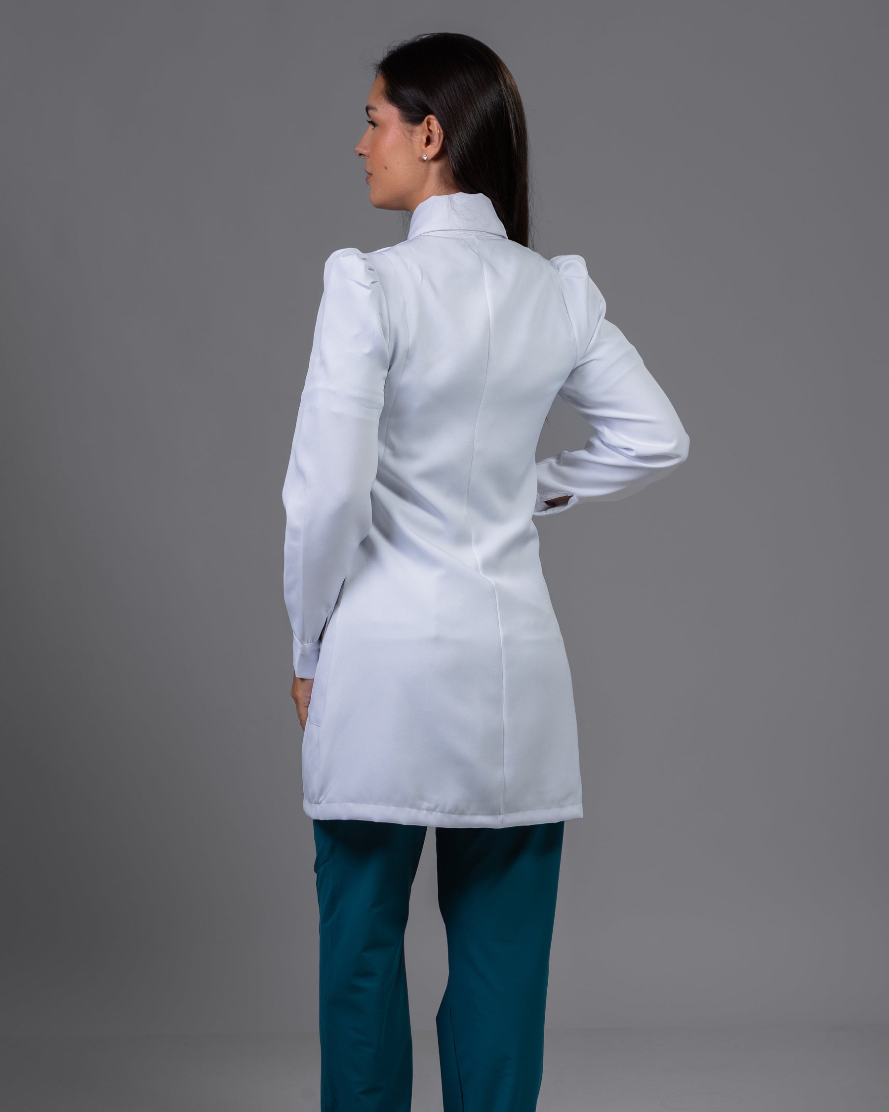 Jaleco Safira Feminino -  Branco