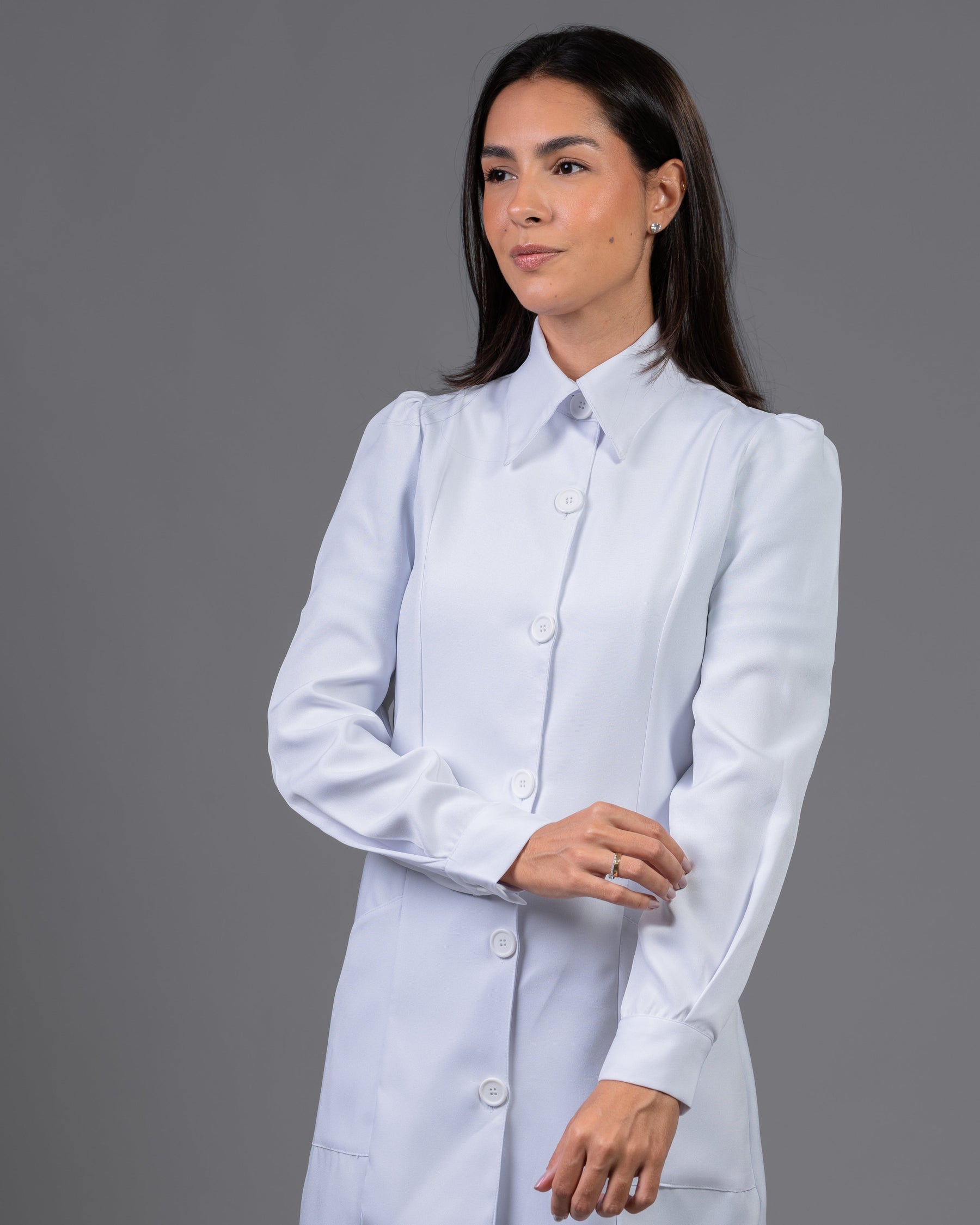 Jaleco Safira Feminino -  Branco