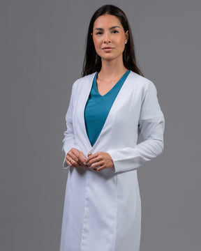 Jaleco Cristal Feminino - Branco