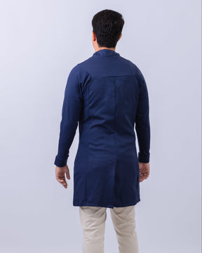 Jaleco Granada Masculino - Azul Marinho