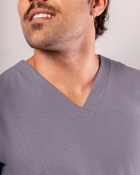 Scrub Opala Masculino - Cinza