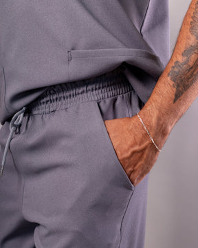 Scrub Opala Masculino - Cinza