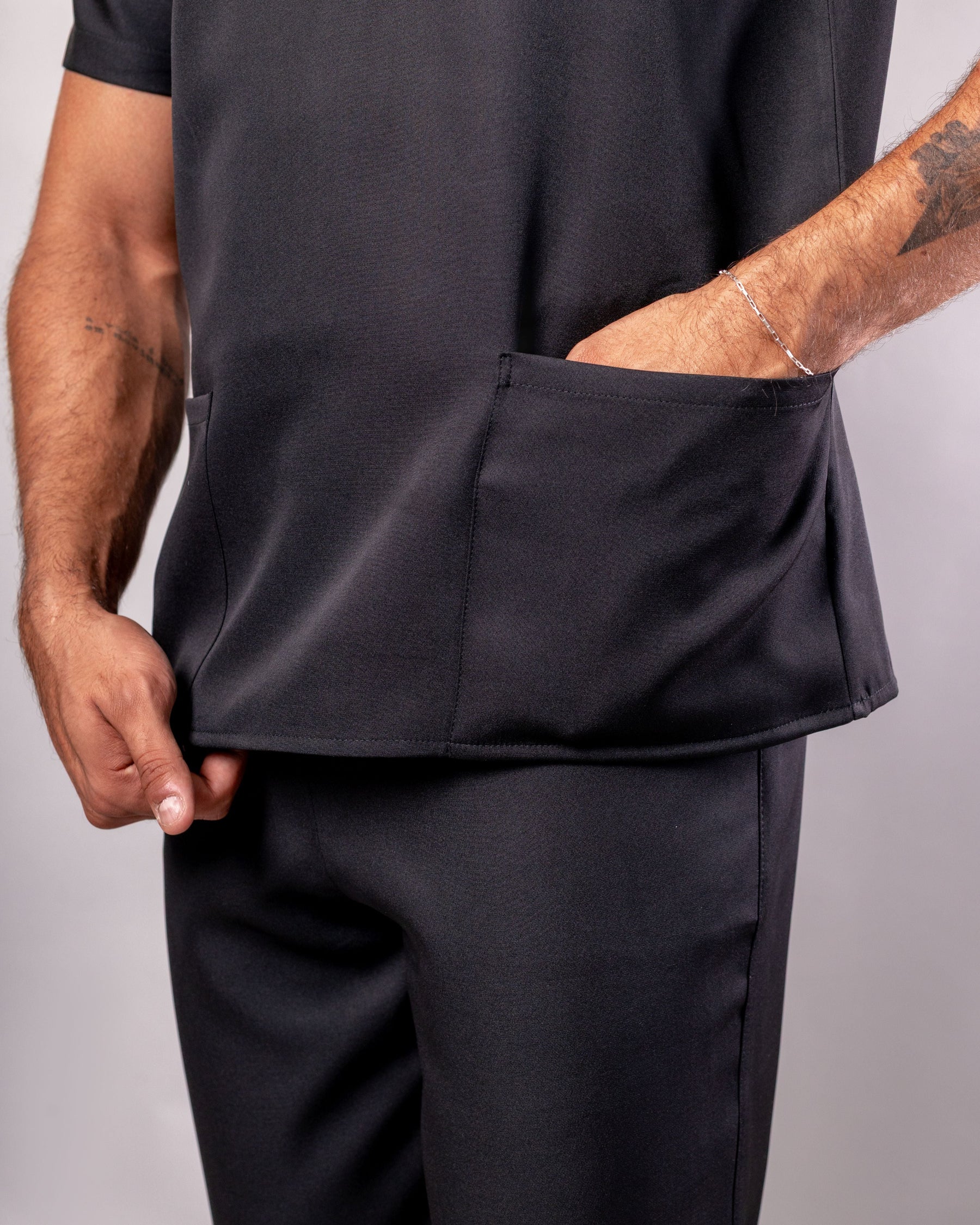 Scrub Âmbar Masculino - Preto
