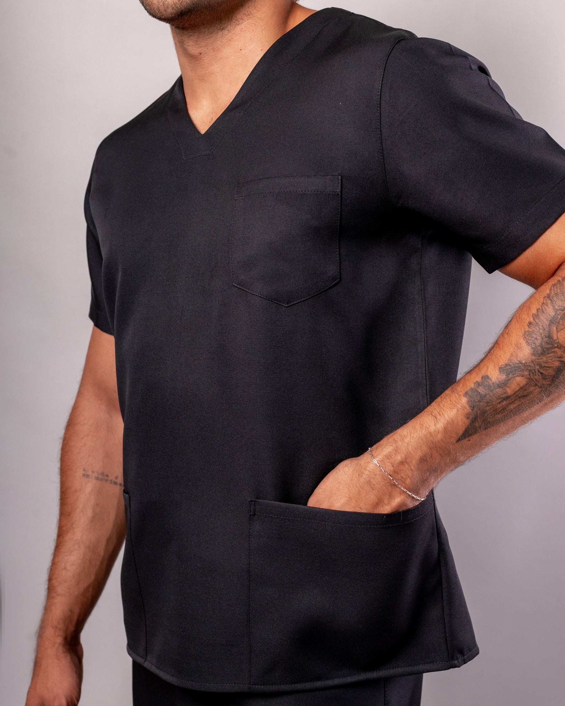 Scrub Âmbar Masculino - Preto