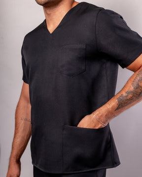 Scrub Âmbar Masculino - Preto