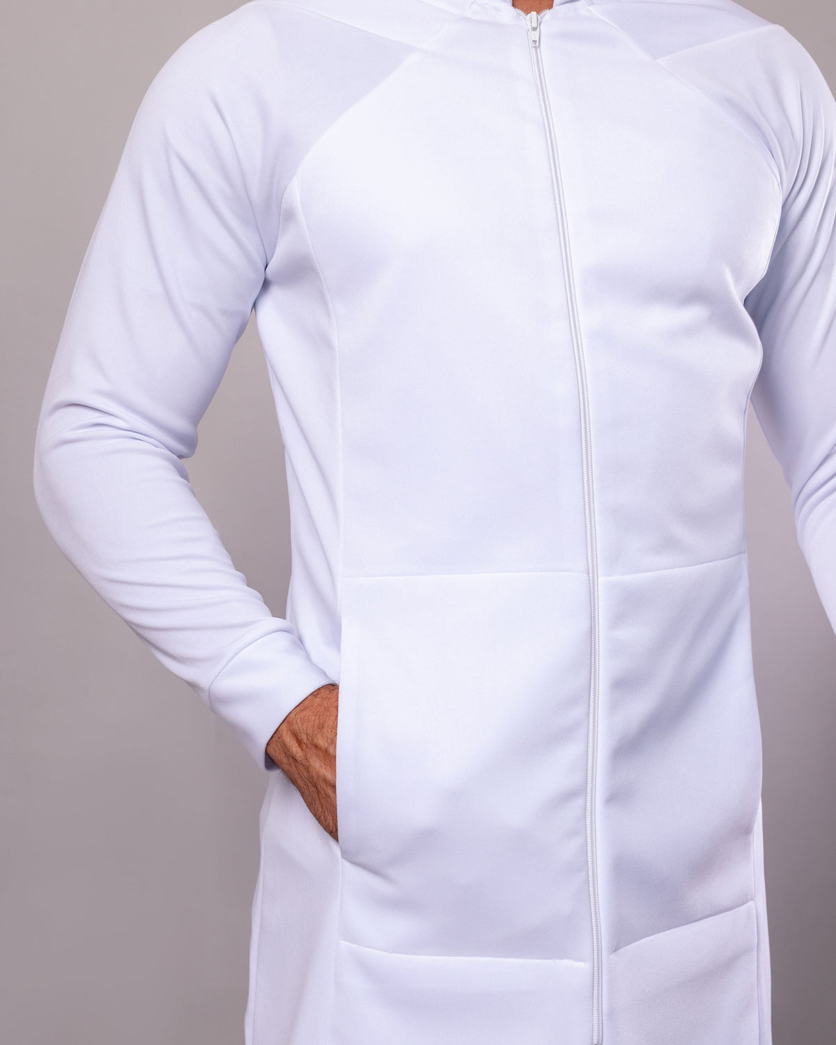 Jaleco Jaspe Masculino - Branco