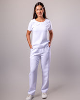 Scrub Pérola Feminino - Branco