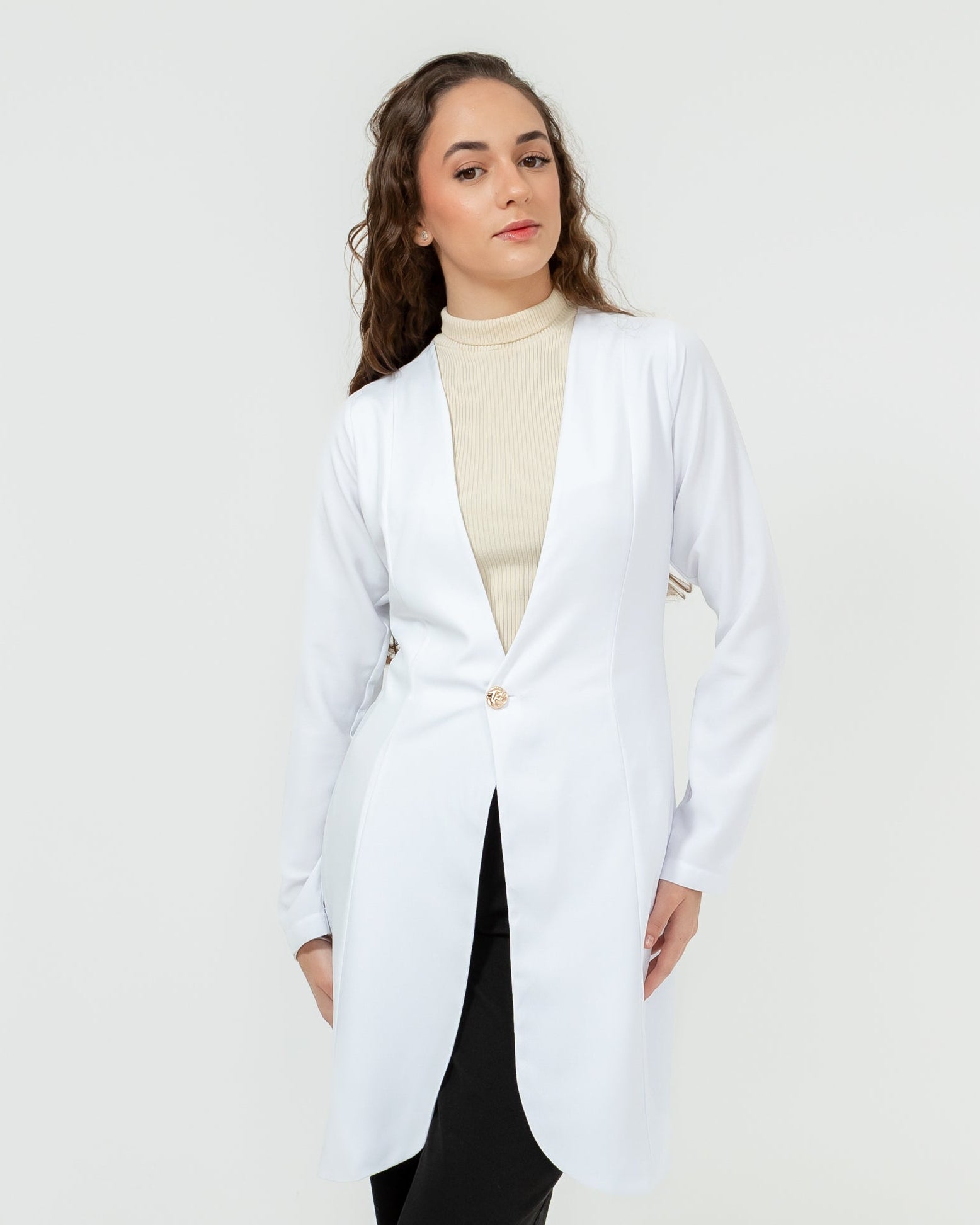 Jaleco Cristal Feminino - Branco