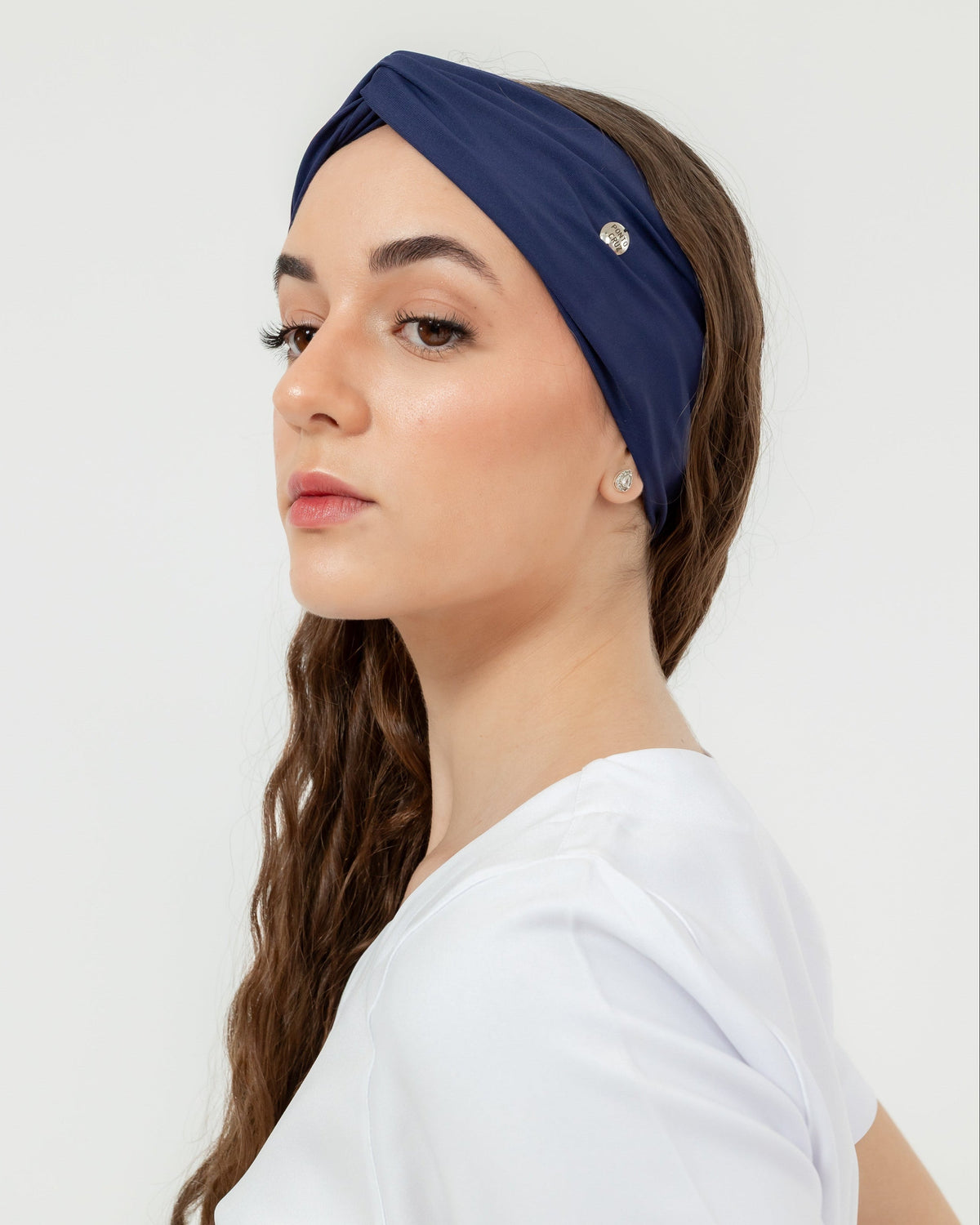 Touca Faixa Feminina - Azul Marinho