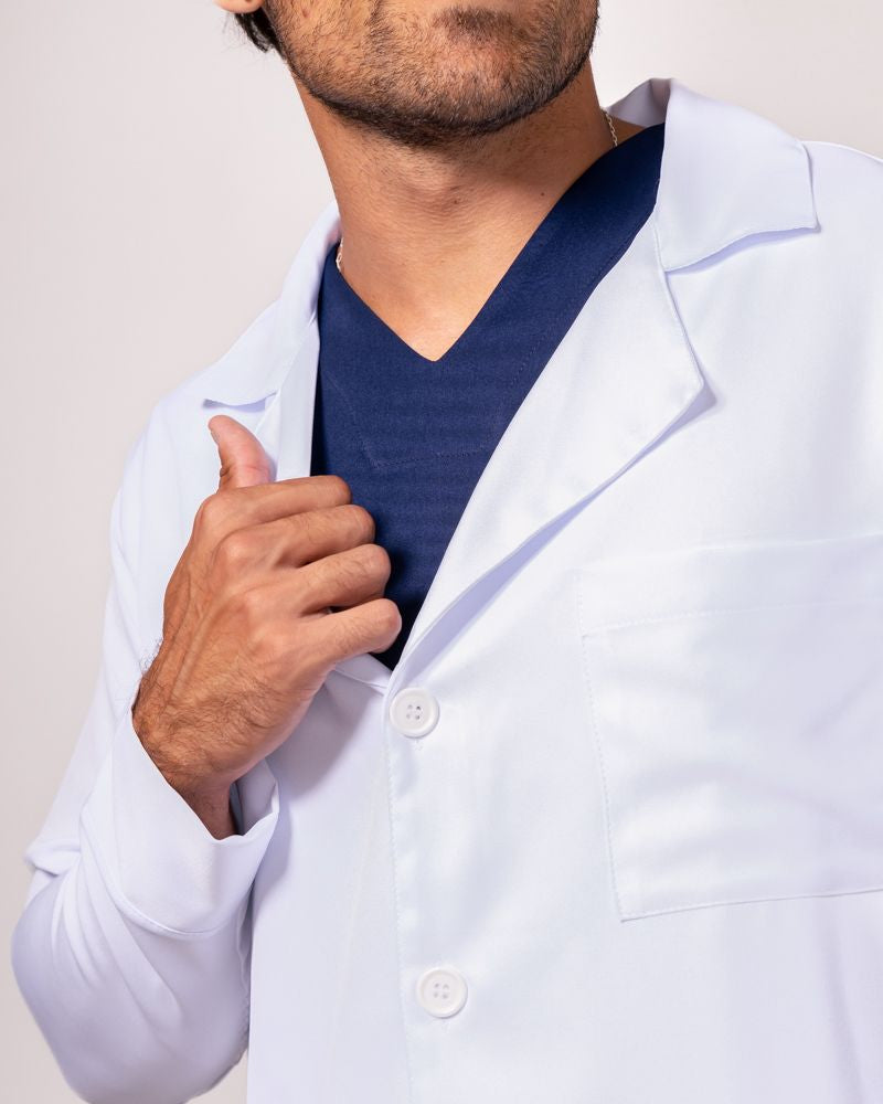 Jaleco Citrino Masculino - Branco